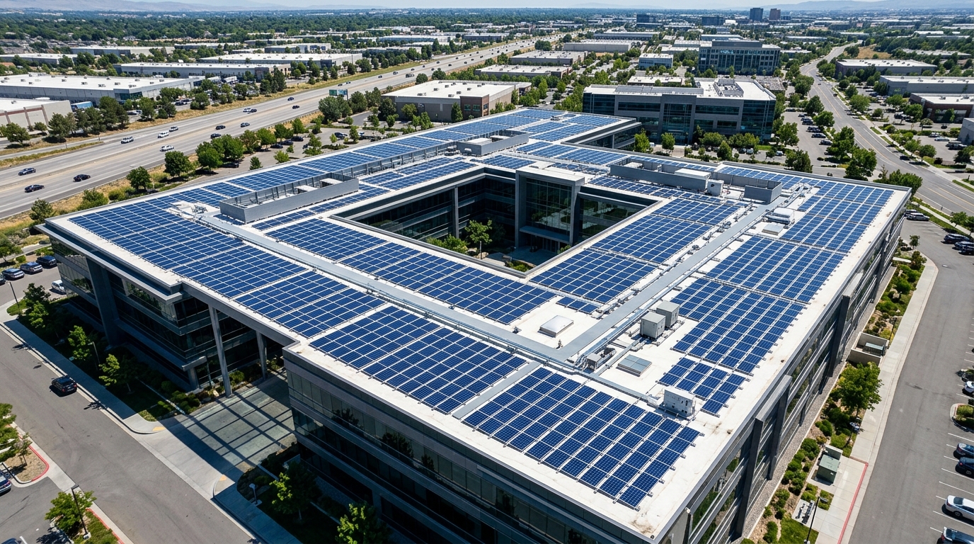 500kW Commercial Plaza Solar